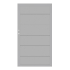 ALU XL Tor SYSTEM Silber 98x180cm Rahmen Silber, DIN Links/Rechts