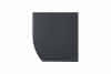 Dacora Dachplatten 40x40 blauschwarz Bogen links deutsche Deckung