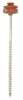 Glockenschraube 5x115 braun TX T25 Edelstahl lackiert