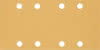 Schleifpapier Expert C470 93x186mm G 80 10 Stk mit 8 Löchern, Klettverschluss