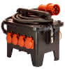 Stromverteiler M2 Vollgummi 400V schwarz mit CEE 32A 2m H07RN-F 5G4 IP54