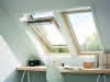 VELUX Schwingfenster GGL SK06 3066 klar lack EN. PLUS Alu 114x118