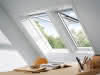 VELUX Klapp-Schwingfenster GPL UK08 2084 weiß lackiert Energie Alu 134x140