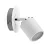 Spotlight Tube Gu10 1x10W weiß/chrom 230V IP44 Metall