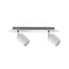 Spotlight Tube Gu10 2x10W weiß/chrom 230V IP44 Metall