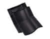 Braas Achat 12V Vulkanschwarz Knickziegel