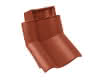 Braas Achat 12V Kupferrot Knick-Ortgangziegel links