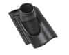 Braas Achat 12V Anthrazit TonAbgasrohrdurchgang-kpl bis 128mm