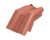 Braas Achat 14 GS(Hanseat) Naturrot Mansard-Ortgangziegel rechts
