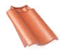 Braas Achat 12V Naturrot Ortgangziegel links