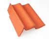 Braas Doppel-S Classic(Novo)MATT Klassisch-Rot Giebelstein 11 LINKS