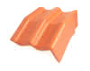 Braas Doppel-S Star MATT Klassisch-Rot Mansard-Giebel RECHTS