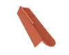 Braas Opal Stand.18/38 RS Naturrot Ortgangziegel/Ortgangbiber links