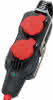 Powerblock Profi 4fach <IP54> DE mit B-Anzeige und Gurtband