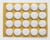 Filzgleiter weiß selbstklebend 25x25 mm (12 Stück)