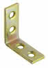 Bastlerwinkel gelb verz. 40x10x2,0 mm (4 Stück) (PG N)