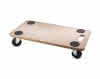 Transportroller MDF 580x290 mm Rollen hart Ø75 mm, TK 200 kg