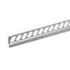 AQUA-KEIL WAND Edelstahl 6/24mm 0,98m natur, gebürstet, linker Anschlag