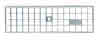 BIRCOlight 100 Gitterrost 500x153x20mm feuerverz., MW 30/30mm, Kl.C,
