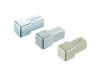 Blanke Cubeline Eckstück Alu silber glz, 11mm, VE 1 Stk