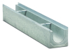 BIRCOlight 100 Rinne feuervz. Nr. 4 0,5% Gefälle, 1000x163x170-175mm,