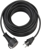 Verlängerungskabel IP44 schwarz 25m 