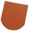 Biber RS Firstplatte naturrot (BU)