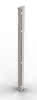 Ranko Profilrohrpfahl fvz. 60x40mm Profilschiene, 208,5x203cm