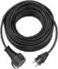 Verlängerungskabel BREMAXX schwarz 10m N05V3V3-F3G1,5 Stecker u. Kupplung