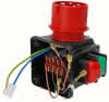 Anbaustecker CEE mit Ein-Ausschalter 16A 