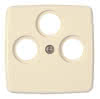 Abdeckung f. Ant-steckd. RIVO 3-f. creme 