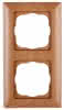Abdeckrahmen Milano 2-fach buche 