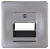 Abdeckung Venedig UAE+ Datendose platin 