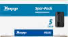 Abdeckrahmen Paris schwa. matt 5x 2-fach Profi-Pack