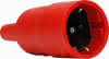Gummi-Kupplung IP20 rot bruchfest, 16A, 250V