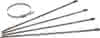 Kabelbinder-Edelstahl 7,9mm x 300mm 10St 0,25 mm stark, -50 ° C - + 120 ° C