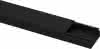Kabelkanal 30x15 mm schwarz 2m mit abnehmb. Deckel & Bodenlochung