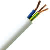 Schlauchleitung PVC weiß 3x1,5 qmm 25m 