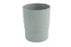 Rohrmuffe 105 grau 
