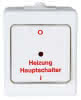 Heizungshauptschalter arktis-weiß 