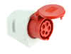 Wandsteckdose CEE 5-polig m.Deckel IP44 32 A 400 V