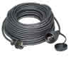 Verlängerung Gummi H05RR-F3G1,5² 25m schwarz