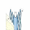 Protektor Kantenprofil Innenputz 1007 10 mm, Länge 1,8 m, eckiger Kopf