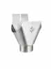 ZN-Einhangstutzen ovale Form 333/80 DIN-EN 12056-3, mit Stern, m.Klemmfeder,